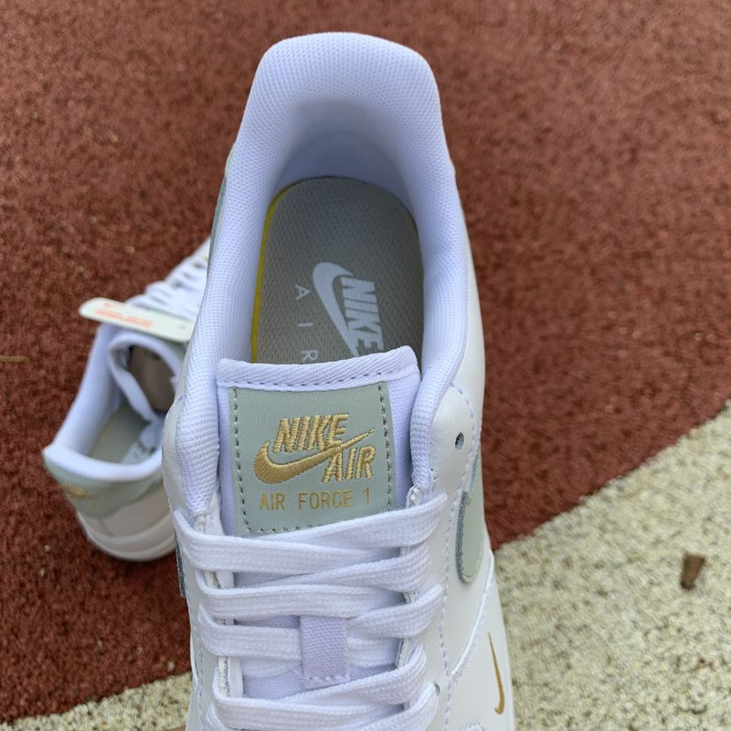 Nike Air Force 1 low white gray mini gold hook CZ0270 106 Sneakers Men Women