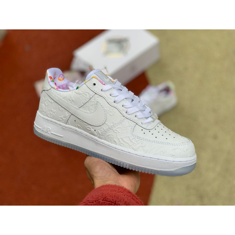 Nike Air Force 1 paper cut pure white CU8870 117 Sneakers Men Women