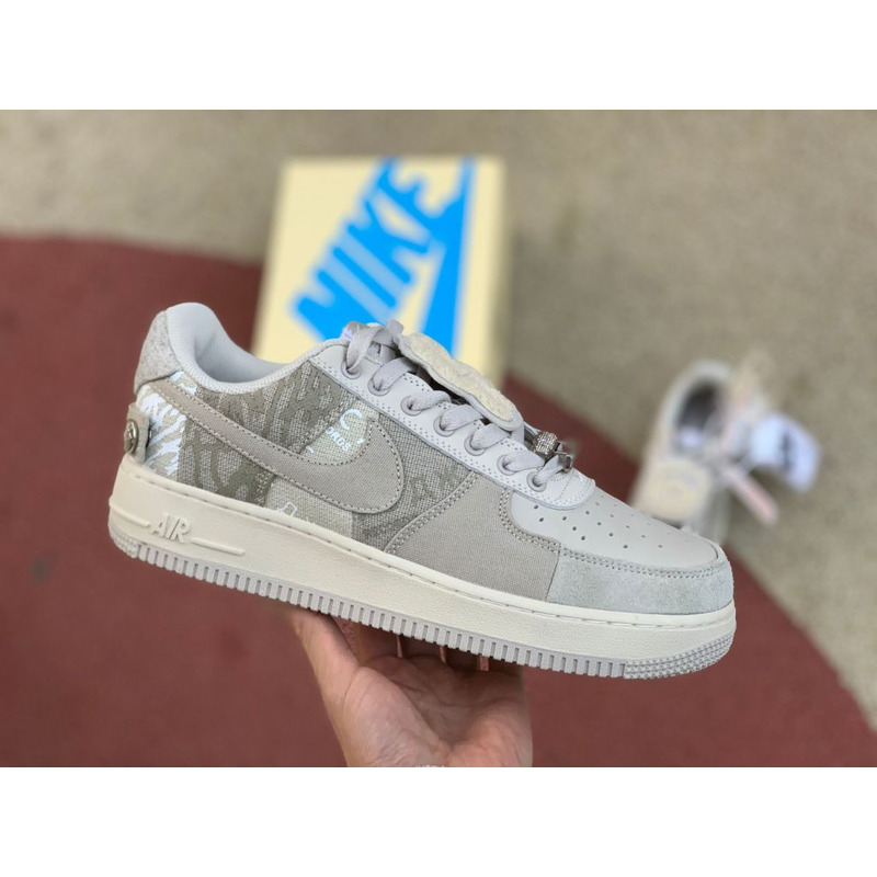 Travis Scott x Nike Air Force 1 Grey White CN2405 902 sneakers men women