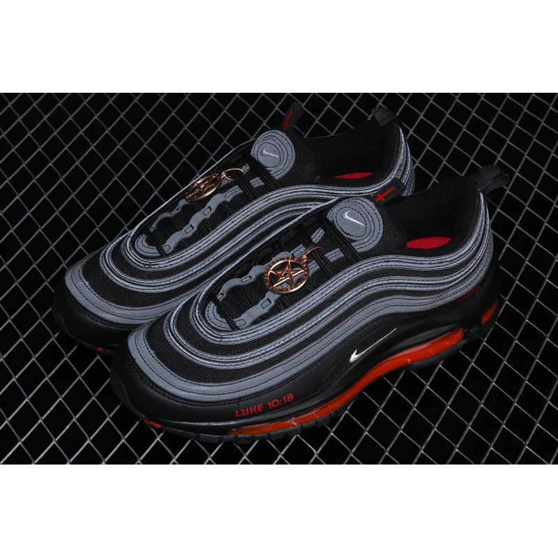 Mschf x Inri Air Max 97 Jesus Shoes Black Grey 3M DH4092 001 Sneaker men women