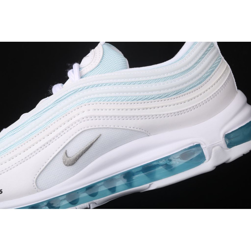 Mschf x Inri Air Max 97 Jesus Shoes Ice Blue Grey Black 3M Sneaker men women